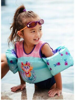 NWT ~ Speedo Kids' Splash Jammer Life Jacket Vest For Young Swimmers